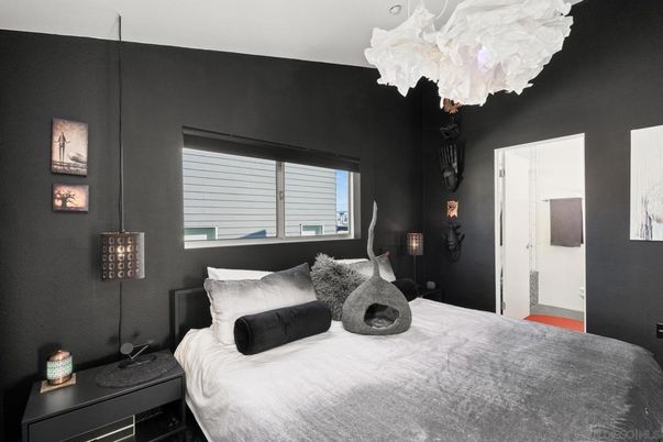 Bedroom, Chandelier, Interior