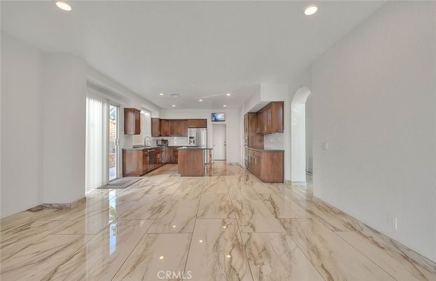 Interior, Kitchen, Marble, Recessed Lighting