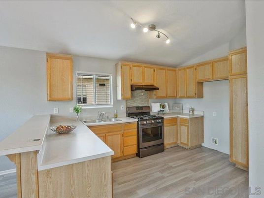 Interior, Kitchen, Wood Texture Flooring