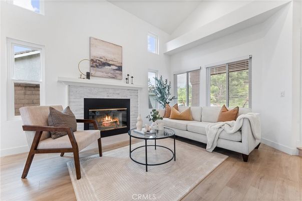 Fireplace, Interior, Living room, Wood Texture Flooring