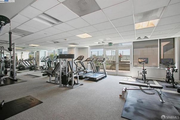 Fitness Equipment, Gym, Interior, Recessed Lighting