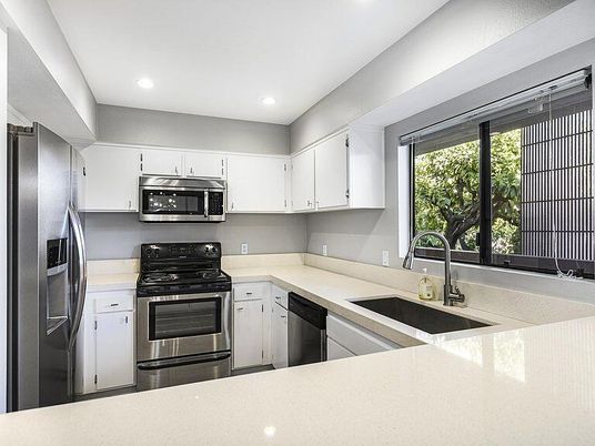 Interior, Kitchen, Recessed Lighting, Stainless Steel Appliances