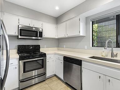 Interior, Kitchen, Recessed Lighting, Stainless Steel Appliances
