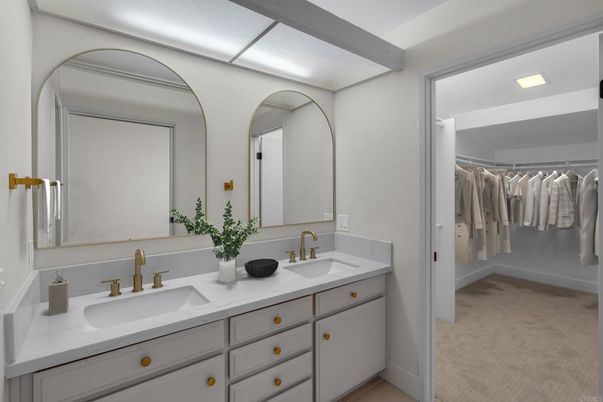 Bathroom, Dual Sink Vanities, Interior