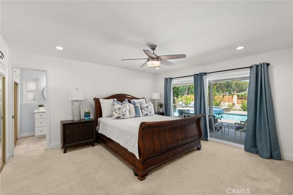 Bedroom, Interior, Recessed Lighting