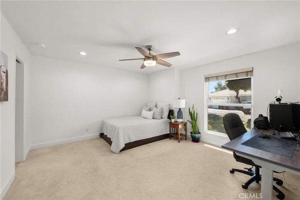 Bedroom, Home Office, Interior, Recessed Lighting
