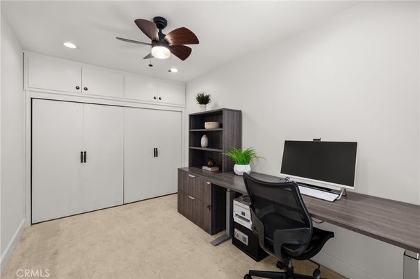 Home Office, Interior, Recessed Lighting