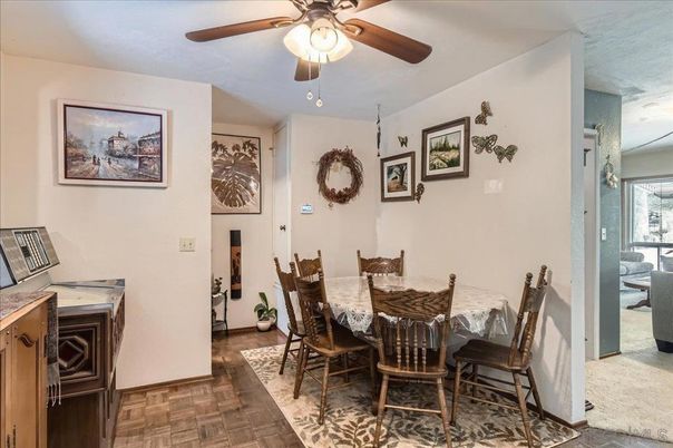 Dining room, Interior, Wood Texture Flooring