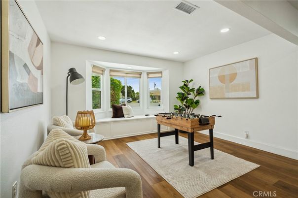 Game Room, Interior, Recessed Lighting, Wood Texture Flooring