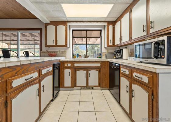 Interior, Kitchen, Tile Countertops
