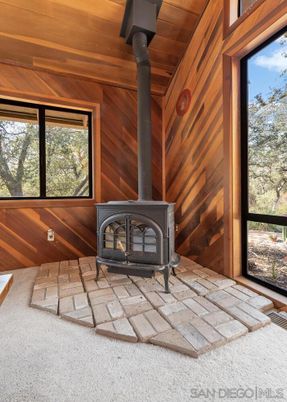 Fireplace, Interior, Wooden Ceilings, Wooden Walls