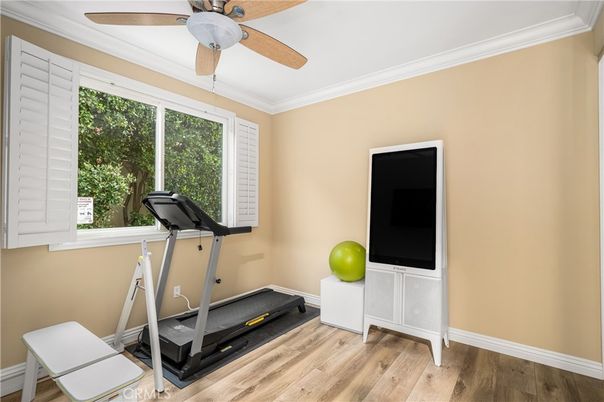 Fitness Equipment, Interior, Wood Texture Flooring