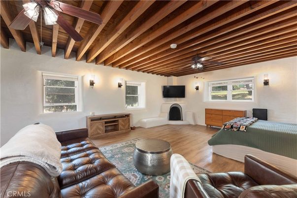 Fireplace, Interior, Living room, Wooden Beams, Wooden Ceilings, Wood Texture Flooring