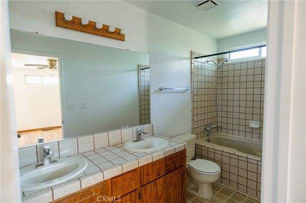 Bathroom, Dual Sink Vanities, Interior, Tile Countertops