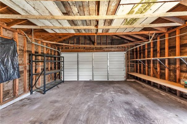 Garage, Interior, Wooden Beams, Wooden Ceilings, Wooden Walls