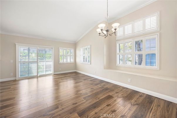 Chandelier, Empty room, Interior, Wood Texture Flooring
