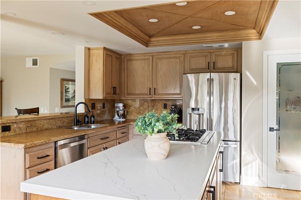 Interior, Kitchen, Recessed Lighting, Stainless Steel Appliances