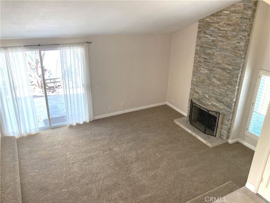 Empty room, Fireplace, Interior