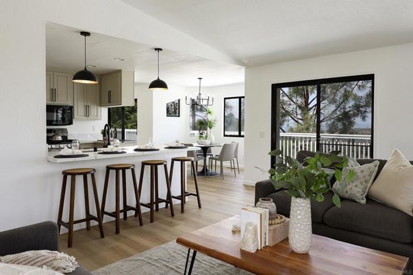 Chandelier, Dining room, Interior, Kitchen, Pendant Lights, Wood Texture Flooring