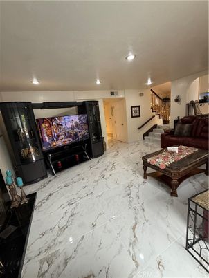 Interior, Living room, Marble, Recessed Lighting