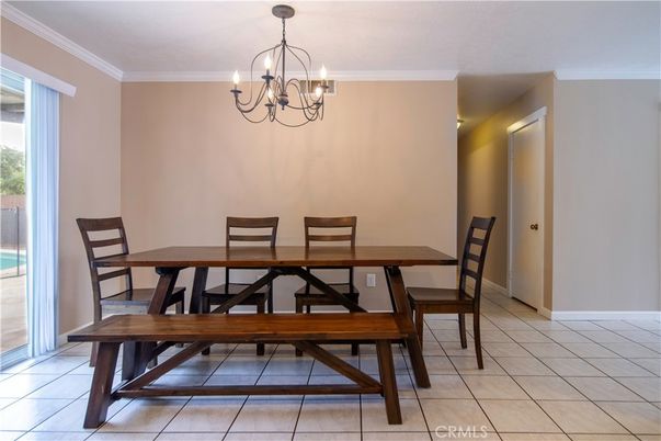Chandelier, Dining room, Interior