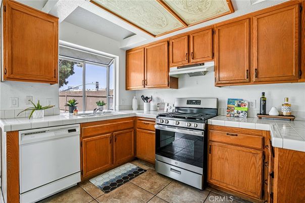 Interior, Kitchen, Tile Countertops