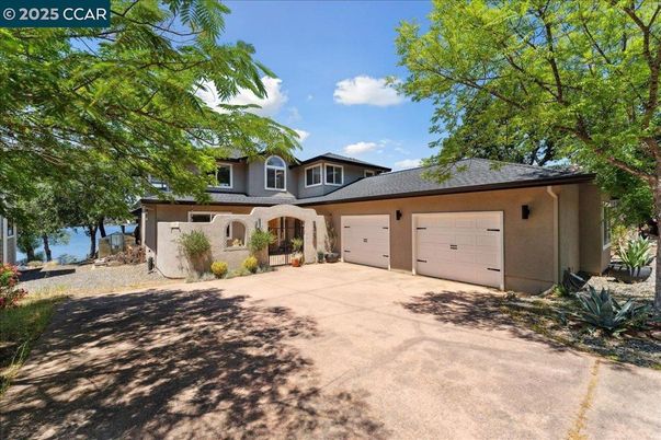Attached, Backyard, Exterior, Facade, Mediterranean