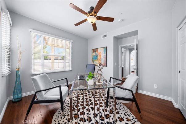 Home Office, Interior, Wood Texture Flooring