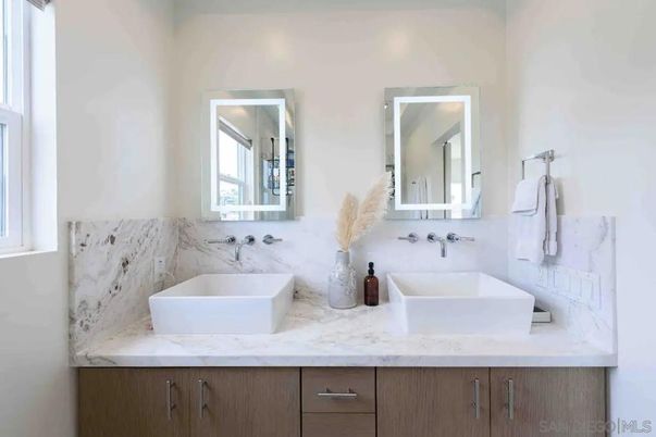 Bathroom, Interior, Marble Walls