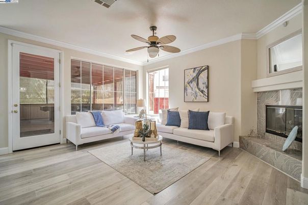 Fireplace, Interior, Living room, Wood Texture Flooring