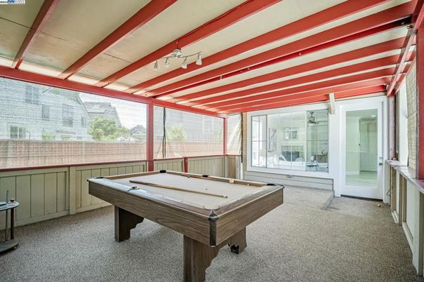 Billiard Table, Game Room, Interior