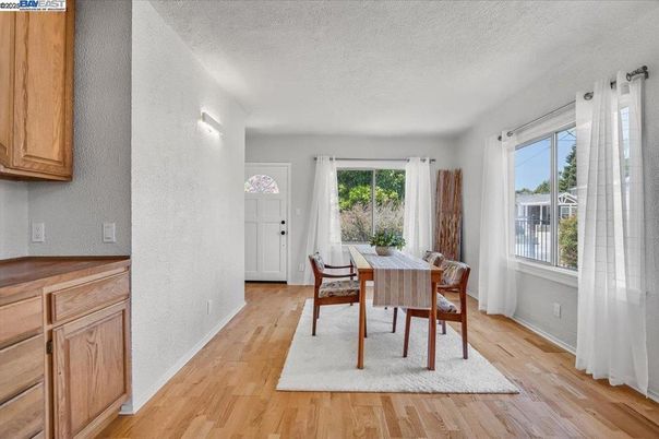 Dining room, Interior, Wood Texture Flooring