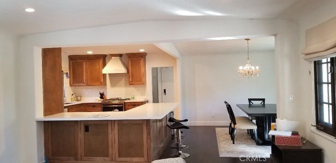 Chandelier, Dining room, Interior, Kitchen, Recessed Lighting