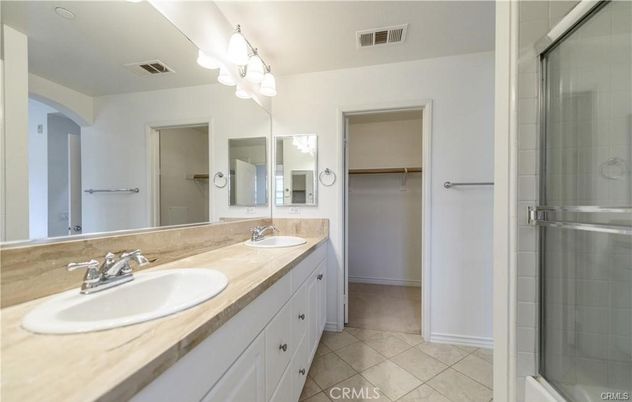 Bathroom, Dual Sink Vanities, Glass Shower, Interior