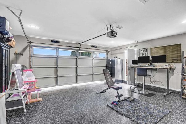 Fitness Equipment, Garage, Home Office, Interior, Recessed Lighting