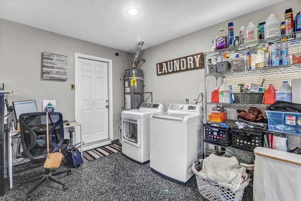 Home Office, Interior, Recessed Lighting, Washer