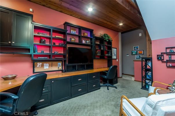 Home Office, Interior, Recessed Lighting