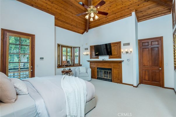 Bedroom, Fireplace, Interior, Wooden Beams, Wooden Ceilings