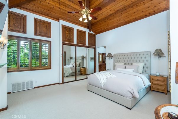 Bedroom, Interior, Wooden Beams, Wooden Ceilings