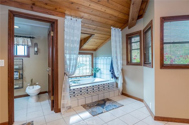 Bathroom, Interior, Wooden Beams, Wooden Ceilings, Wooden Walls