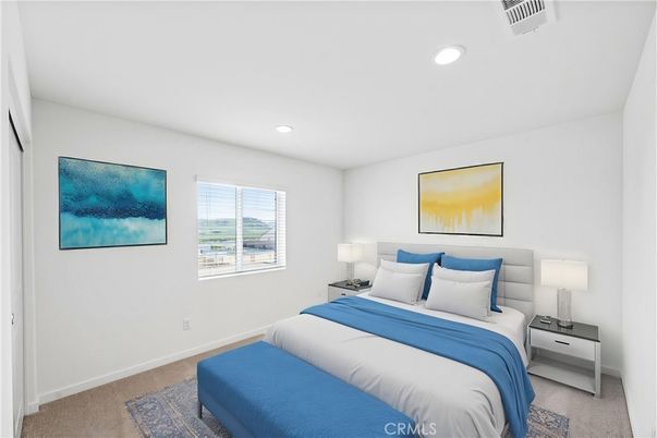 Bedroom, Interior, Recessed Lighting