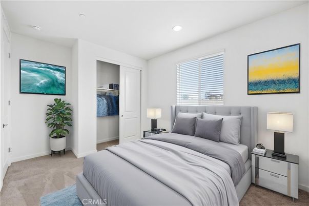 Bedroom, Interior, Recessed Lighting