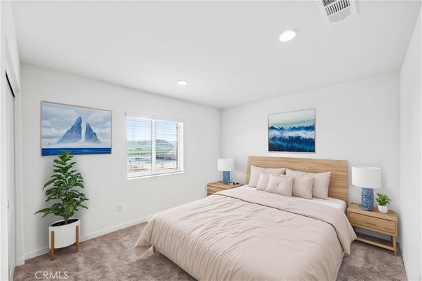 Bedroom, Interior, Recessed Lighting