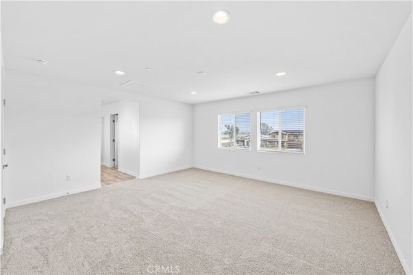 Empty room, Interior, Recessed Lighting