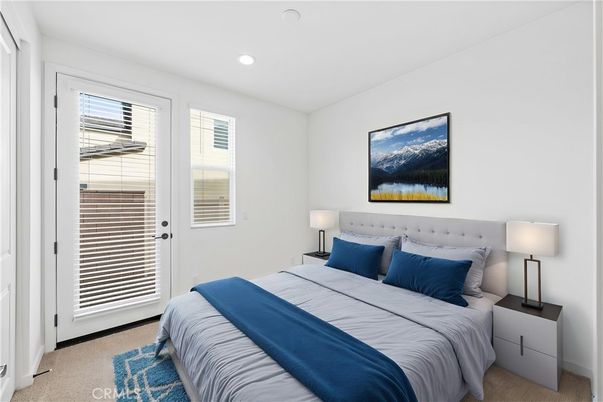 Bedroom, Interior, Recessed Lighting