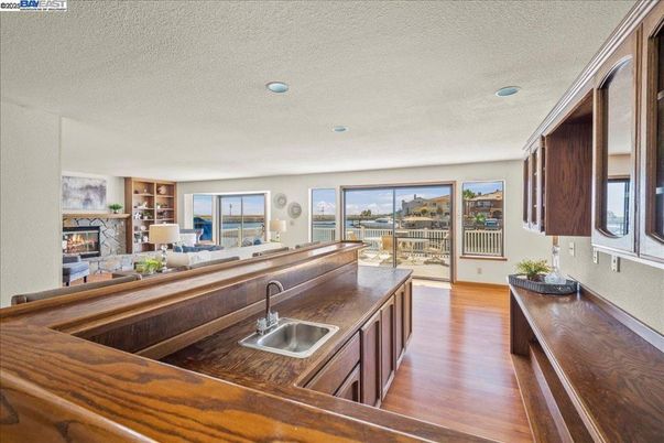 Fireplace, Interior, Recessed Lighting, Wood Texture Flooring