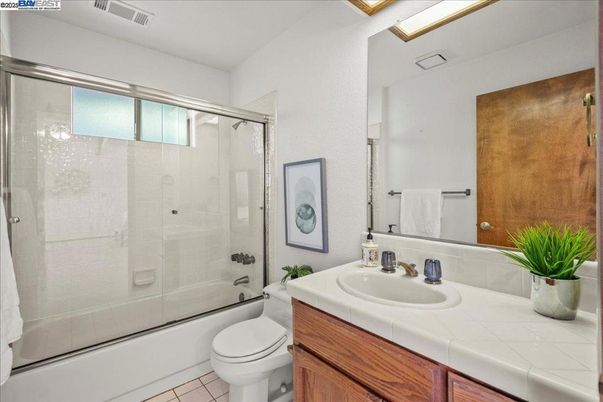 Bathroom, Glass Shower, Interior, Tile Countertops