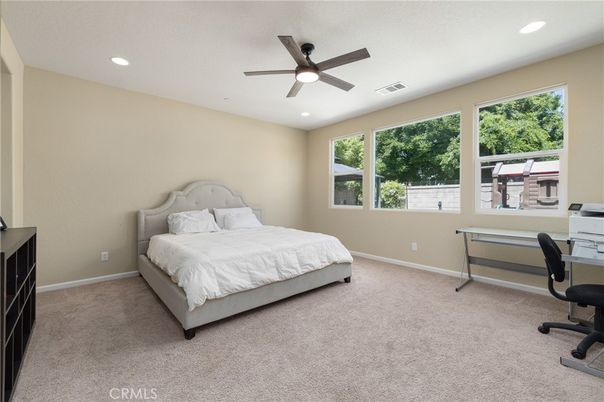 Bedroom, Home Office, Interior, Recessed Lighting