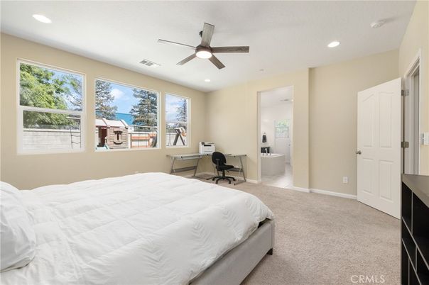 Bedroom, Home Office, Interior, Recessed Lighting