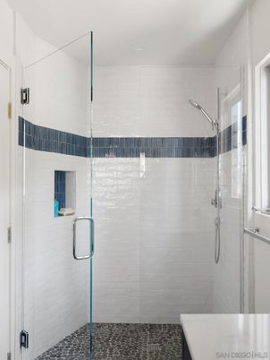 Bathroom, Glass Shower, Interior